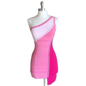 WOW Couture Dress One Shoulder Bandage Size S